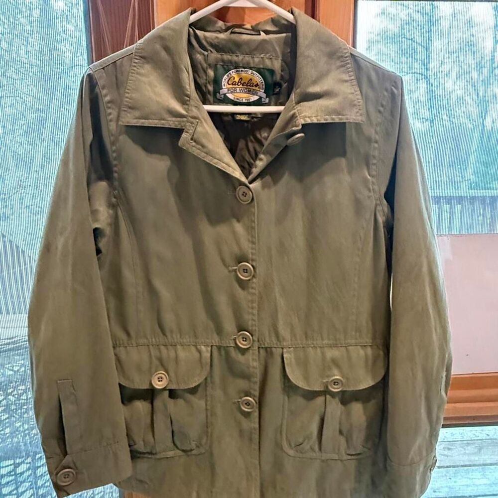 Cabela's green vintage jacket Size M